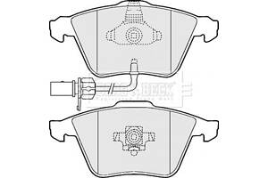 BBP2013 BORG & BECK - Гальмівні колодки до дисків