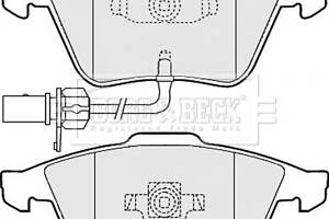 BBP2013 BORG & BECK - Гальмівні колодки до дисків
