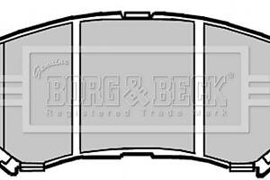BBP2084 BORG & BECK - Гальмівні колодки до дисків