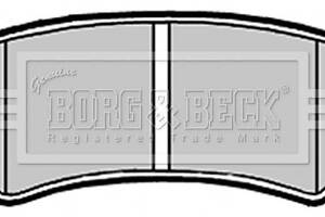 Комплект гальмівних накладок, дискове гальмо Borg & Beck BBP2146