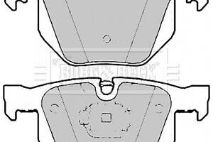 BBP2183 BORG & BECK - Гальмівні колодки до дисків
