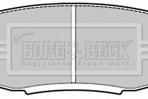 Комплект гальмівних накладок, дискове гальмо Borg & Beck BBP2244