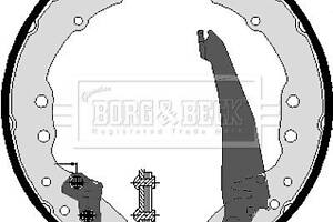 BBS6212 BORG & BECK - Гальмівні колодки до барабанів
