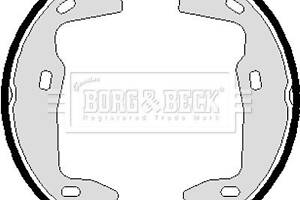 BBS6238 BORG & BECK - Гальмівні колодки до барабанів