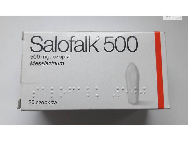 Салофальк свічки 500мг 30шт Salofalk месалазінум асамакс