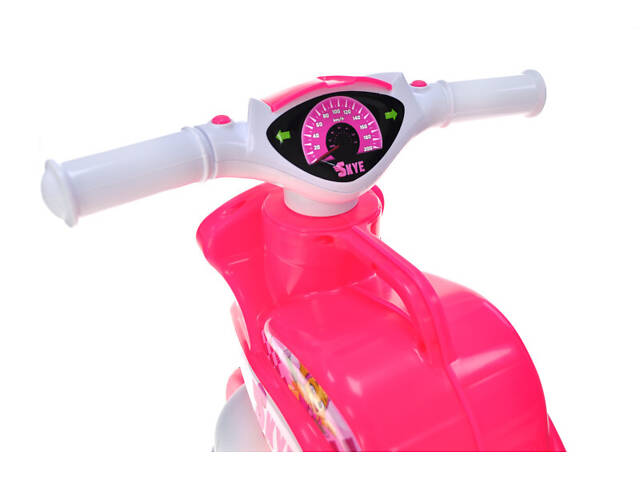 Біговел мотоцикл Щенячий патруль Скай рожевий qbee QB002-102 - Фото 4