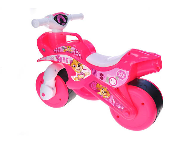 Біговел мотоцикл Щенячий патруль Скай рожевий qbee QB002-102 - Фото 6