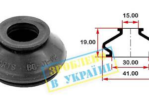 BELGUM PARTS BG0102 Пыльник опоры шарового рулевого наконечника (универсальный) (16х31x19)