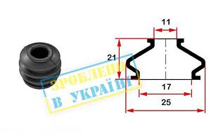 BELGUM PARTS BG0106 Пыльник направляющего тормозного цилиндра (переднего/заднего) Iveco II (17х10х21)