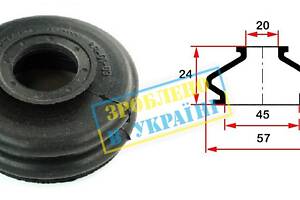 BELGUM PARTS BG0109 Пильник опори кульової рульового наконечника (універсальний) (20х46x24)