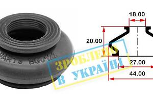 BELGUM PARTS BG0122 Пыльник опоры шарового рулевого наконечника (универсальный) (27х18x20)