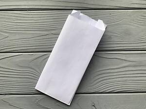 Білі Крафт Пакети Саше Паперові для Пакування французького Хот Дога, шаурми, гарячої випічки (7*17*4 см), 2000шт/ящ