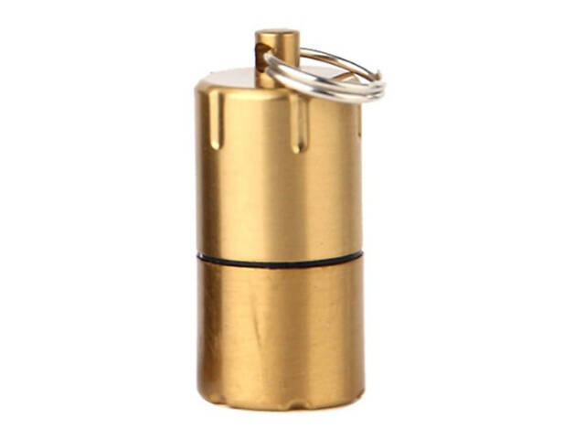 Бензинова міні запальничка брелок Dolphin 1989 - Gold - Фото 2