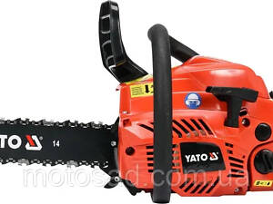 Бензопила професійна YATO; 37,2 см³, 1,3 кВт, шина- 14' (33 см) YT-84895