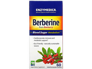 Берберин Enzymedica Berberine for Blood Sugar Metabolism 60 капс