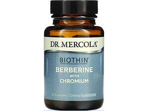 Берберін з хромом для покращення метаболізму Dr. Mercola Biothin Berberine with Chromium 30 капсул