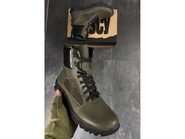 Берцы берци зима хаки качественные военные тактические Унисекс, 40 - Фото 5