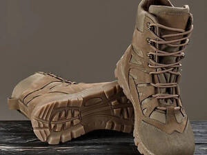 Берцы демисезон мембрана всесезон коричневые койот кожа нубук