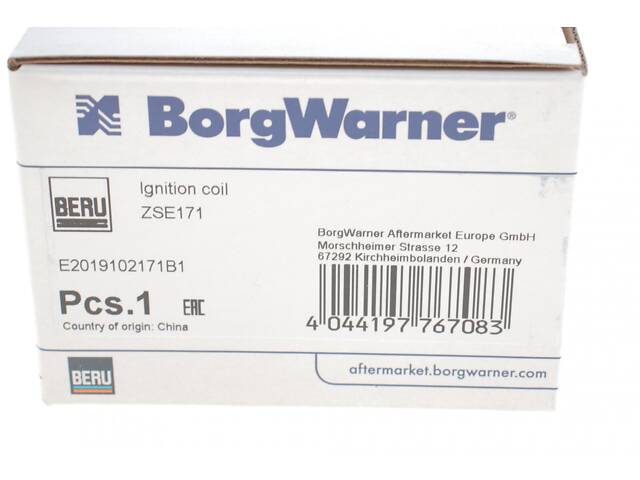BERU ZSE171 Катушка зажигания Toyota Avensis/Camry/Land Cruiser 2.0-2.4 00-09 - Фото 5