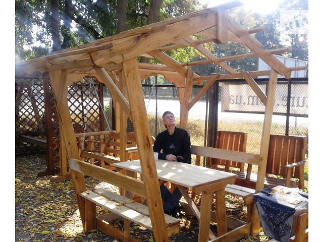 Альтанки з дерева - Фото 2