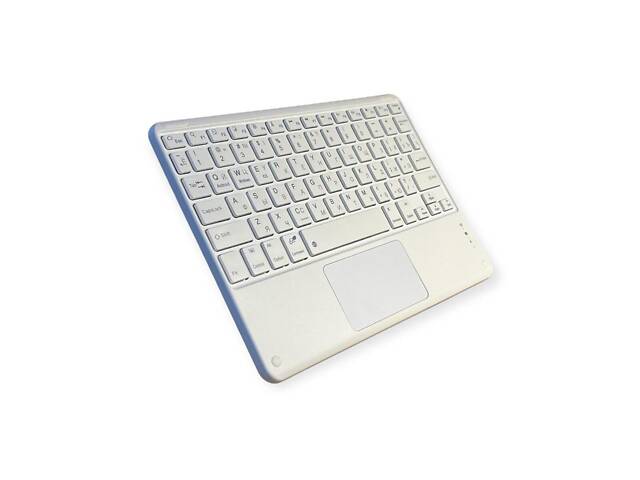 Бездротова клавіатура Primo KB01 Bluetooth з тачпадом - White - Фото 1