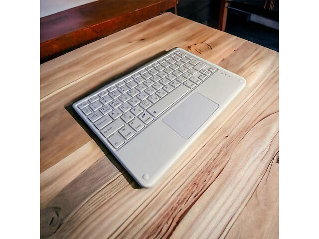 Бездротова клавіатура Primo KB01 Bluetooth з тачпадом - White - Фото 6