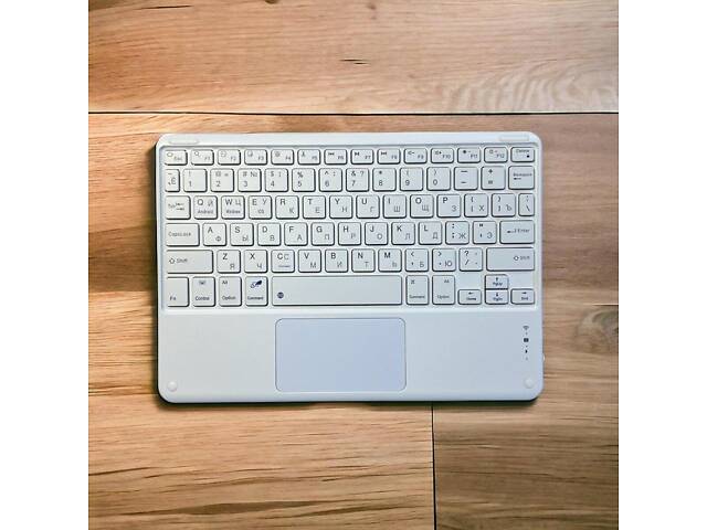 Бездротова клавіатура Primo KB01 Bluetooth з тачпадом - White - Фото 7