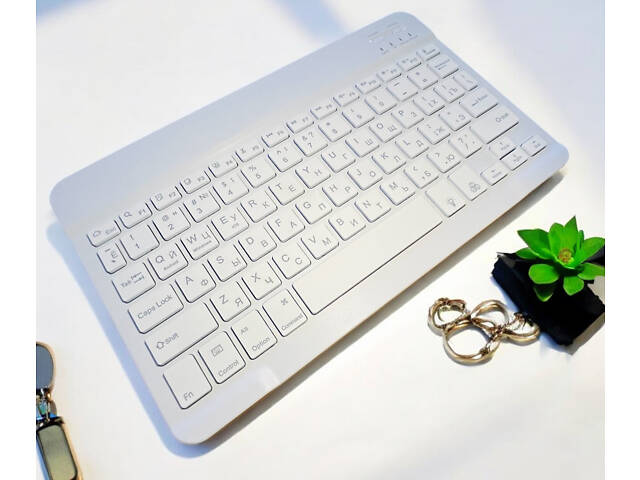 Беспроводная клавиатура Primo KB02 Bluetooth с подсветкой - White - Фото 3