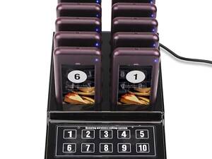 Беспроводная система оповещения и вызова клиентов Retekess F4529 с 10 пейджерами (100066)