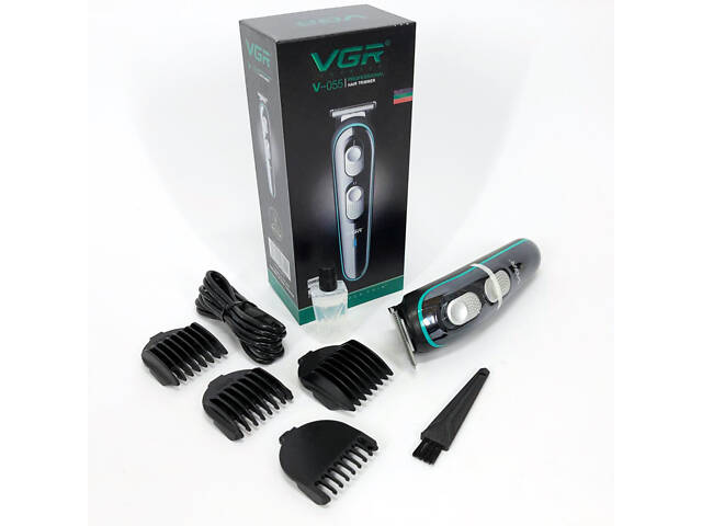 Бездротова універсальна стрижкова машинка VGR V-055, Машинка для стрижки волосся домашня - Фото 10