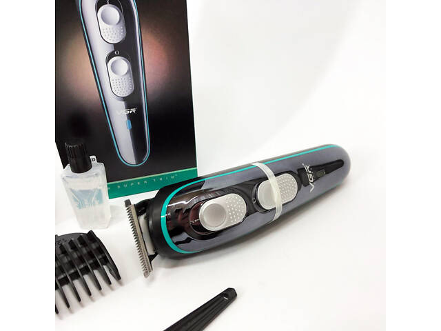 Бездротова універсальна стрижкова машинка VGR V-055, Машинка для стрижки волосся домашня - Фото 12