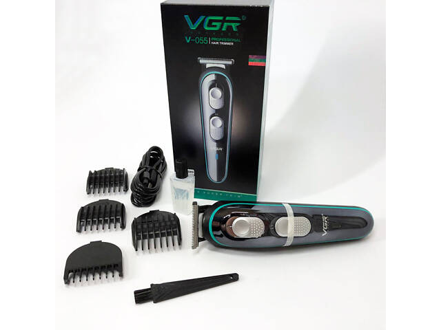 Бездротова універсальна стрижкова машинка VGR V-055, Машинка для стрижки волосся домашня - Фото 15