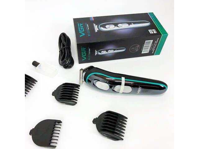 Бездротова універсальна стрижкова машинка VGR V-055, Машинка для стрижки волосся домашня - Фото 18