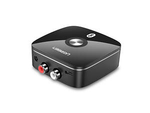 Беспроводной Bluetooth 5.0 аудио приемник Ugreen 30445 c 3,5мм и 2RCA выходами Черный (30445)