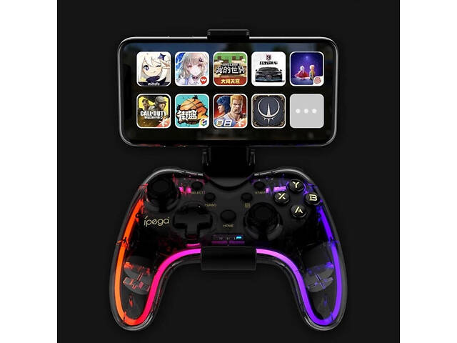 Беспроводной Bluetooth геймпад джойстик Ipega PG-9228 для iOS, Android, PS4, Windows с подсветкой и вибрацией - Фото 5