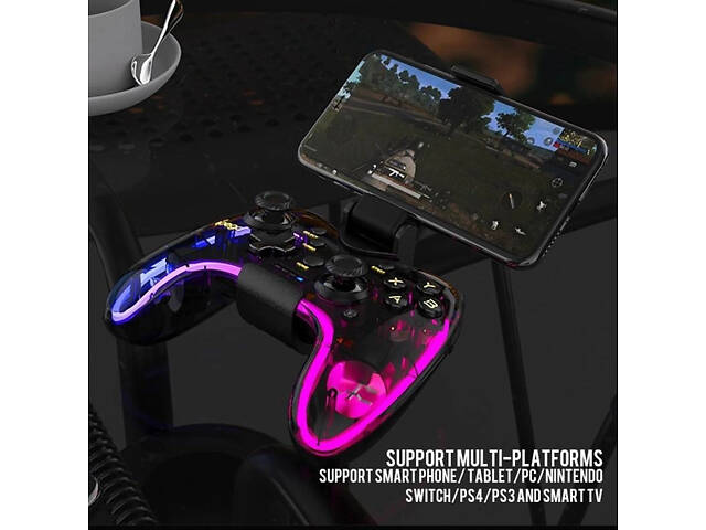 Беспроводной Bluetooth геймпад джойстик Ipega PG-9228 для iOS, Android, PS4, Windows с подсветкой и вибрацией - Фото 10
