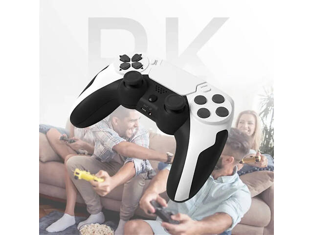 Бездротовий геймпад GAMINJA P48 для PS4 PS3 PC зручний геймпад з Bluetooth для комфортної гри - Фото 4