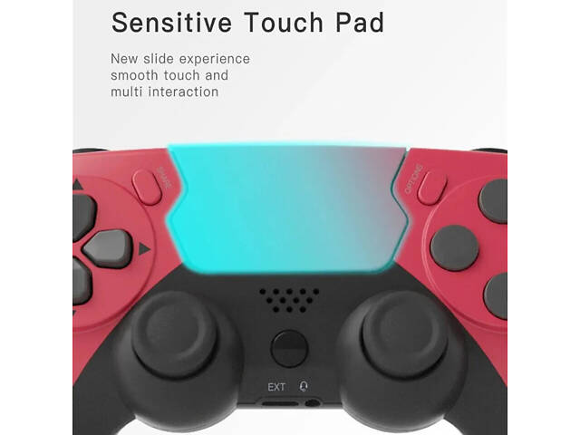 Бездротовий геймпад GAMINJA P48 для PS4 PS3 PC зручний геймпад з Bluetooth для комфортної гри - Фото 5