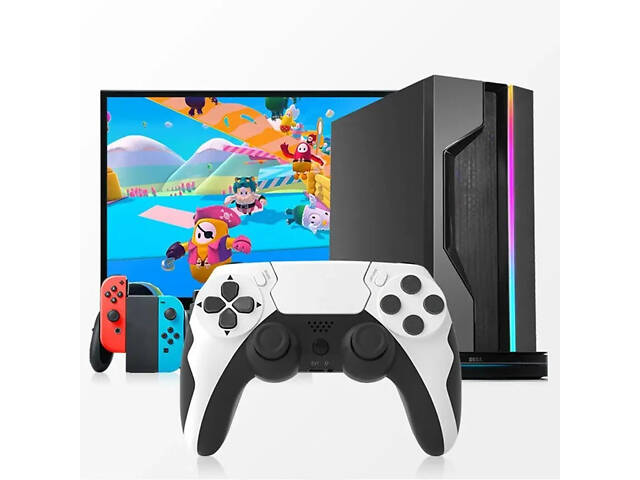 Бездротовий геймпад GAMINJA P48 для PS4 PS3 PC зручний геймпад з Bluetooth для комфортної гри - Фото 8