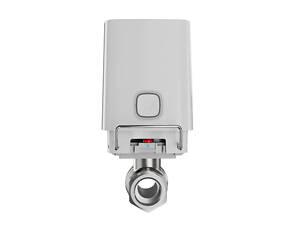 Бездротовий кран перекриття води з дистанційним керуванням Ajax WaterStop 1' white