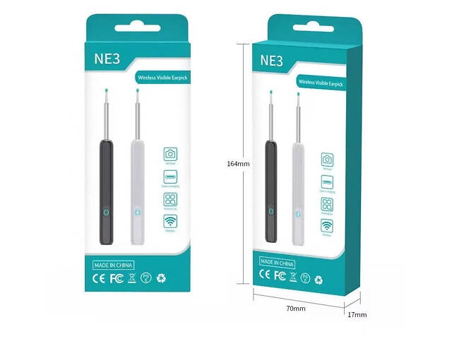 Беспроводной прибор для чистки ушей NE3 отоскоп - Фото 6