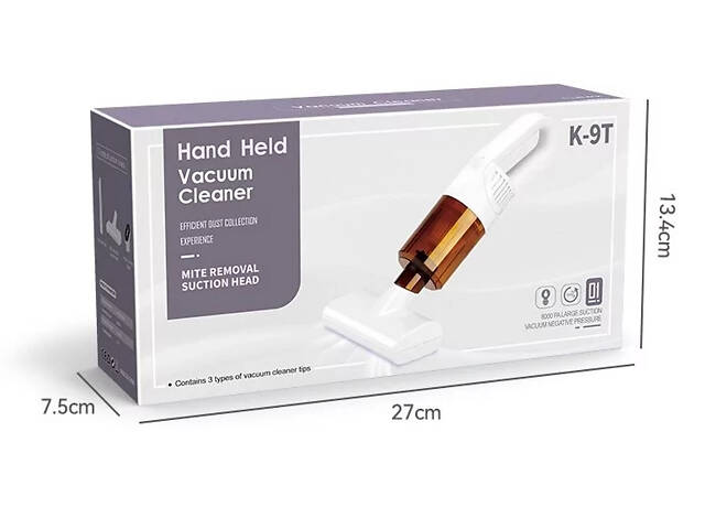 Беспроводной пылесос Vacuum Cleaner K9T для удаления пылевого клеща - Фото 10