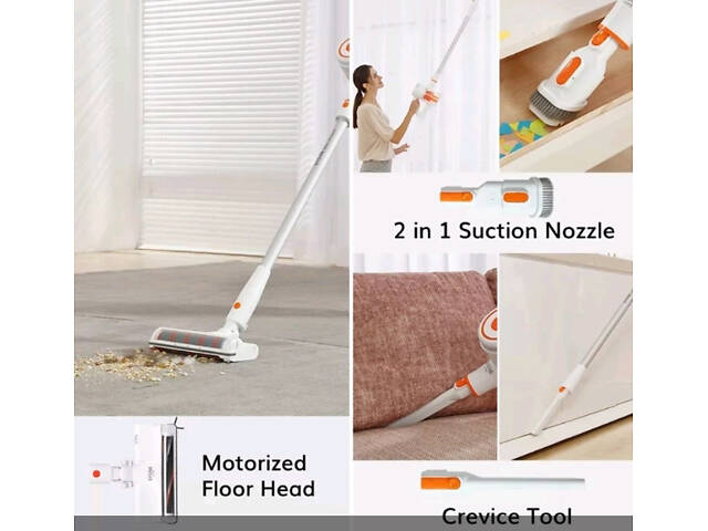 Беспроводной ручной пылесос iLife G80 22000Па (Белый) - Фото 10