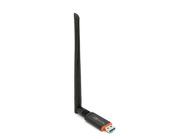 Беспроводной сетевой адаптер Wi-Fi-USB3.0 Merlion LV-UAC13, RTL8812BU, с антенной 20см, 802.11bgn, 1200MB, 2.4 - Фото 1