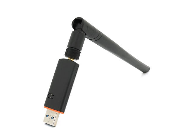 Беспроводной сетевой адаптер Wi-Fi-USB3.0 Merlion LV-UAC13, RTL8812BU, с антенной 20см, 802.11bgn, 1200MB, 2.4 - Фото 5