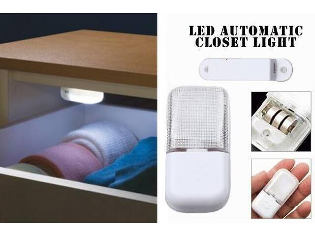 Беспроводной светильник для шкафа - Фото 2