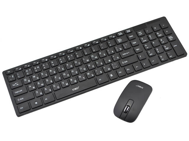 Беспроводные клавиатура и мышь RIAS K06 Black (3sm_543787105) - Фото 1