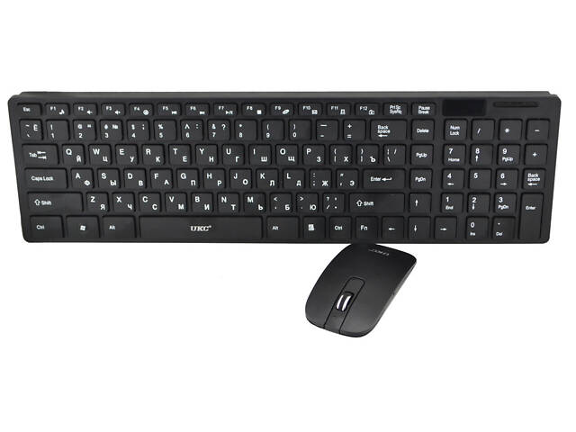 Беспроводные клавиатура и мышь RIAS K06 Black (3sm_543787105) - Фото 2