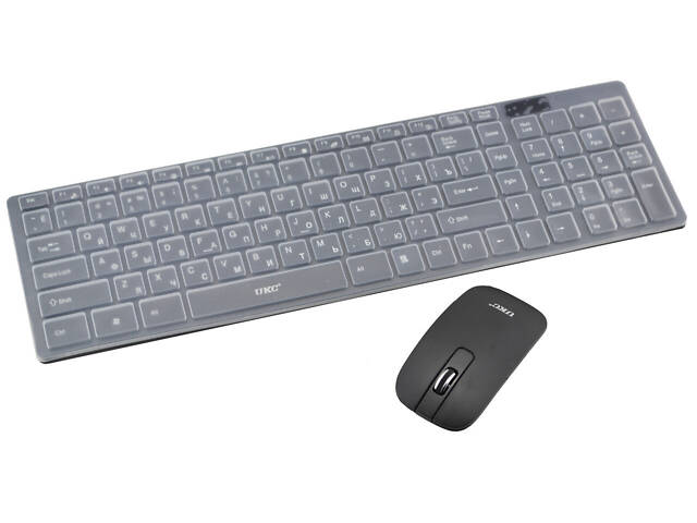 Беспроводные клавиатура и мышь RIAS K06 Black (3sm_543787105) - Фото 3