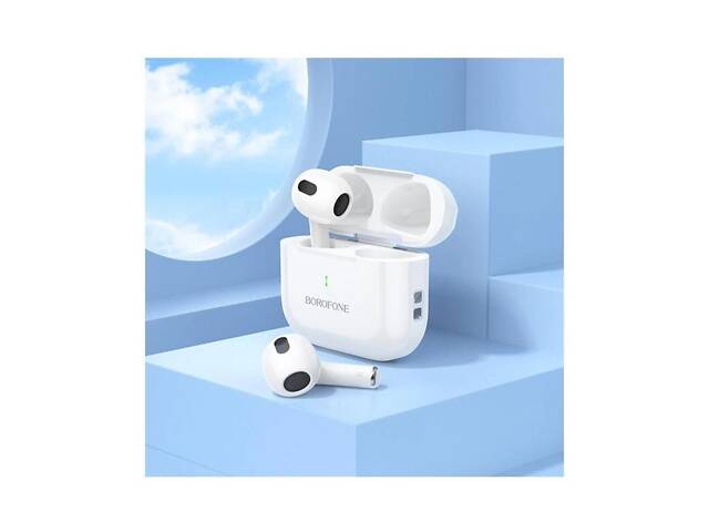 Беспроводные наушники BOROFONE BW58 True wireless stereo headset White yL. - Фото 5
